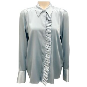 DMN BLEU CIEL LENNY CHEMISE BLOUSE